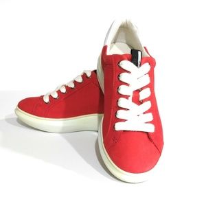 Red Ecco Womens sneakers 38 Size 7.5 Sneakers